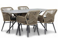 Lifestyle Advance/Valerio 180 cm dining tuinset 5-delig - 19299