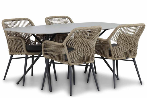 Lifestyle Advance/Valerio 180 cm dining tuinset 5-delig - 19299