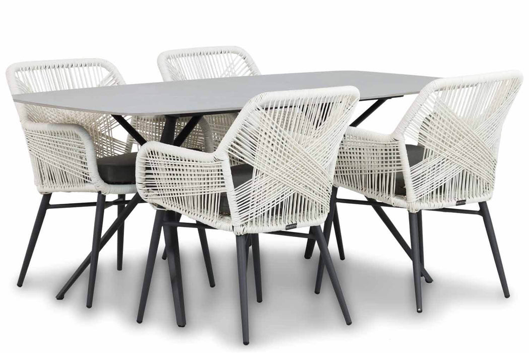 Lifestyle Advance/Valerio 180 cm dining tuinset 5-delig - 19301