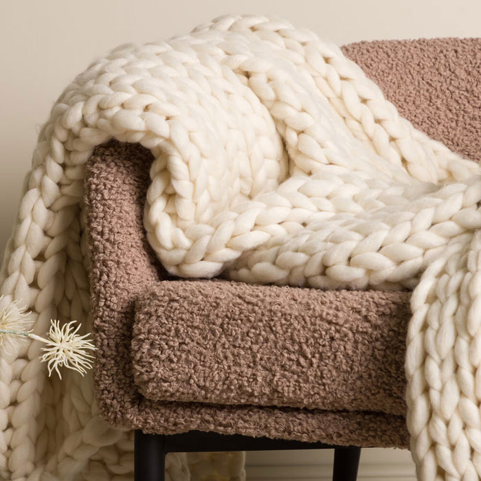 Nohr Plaid Alvis 170 x 130 cm - Beige