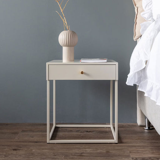 Nohr Nachtkastje Shaune Met 1 lade - Beige