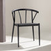 Nohr Tuinstoel Charlina Wicker - Zwart - ThatLyfeStyle
