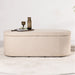 Nohr Poef 'Signilda' 130cm, kleur Off White - ThatLyfeStyle