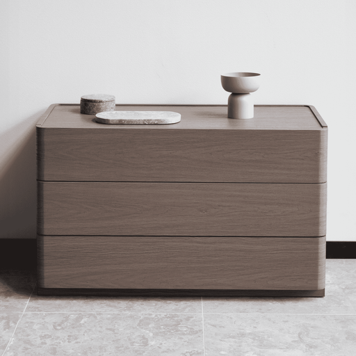 Nohr Ladekast / Dressoir Lotte met 3 laden, 100 cm - Mocca
