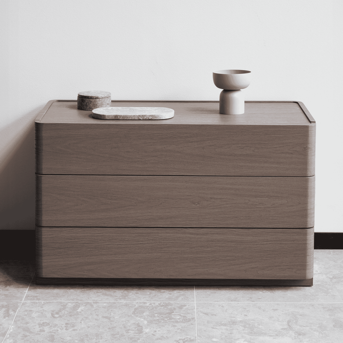 Nohr Ladekast / Dressoir Lotte met 3 laden, 100 cm - Mocca