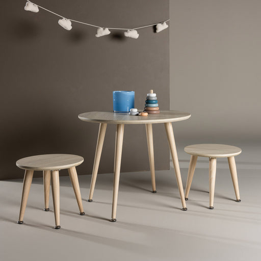 Nohr Kinderset Niki - Whitewash - Rond - ThatLyfeStyle