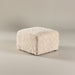 Nohr Poef Sonia Faux fur, 50 x 50cm - Beige - ThatLyfeStyle