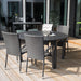 Nohr Ronde Tuintafel Tion 140/190 x 140cm - Zwart