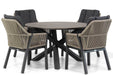 Lifestyle Verona/Ancona 125 cm dining tuinset 5-delig - 12080