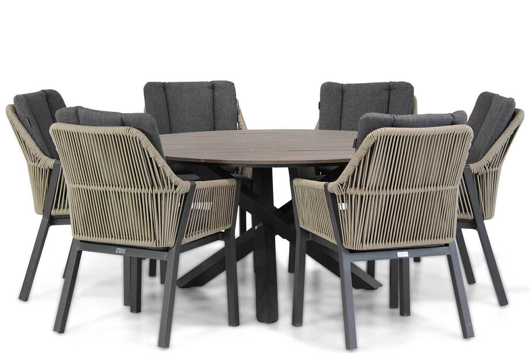 Lifestyle Verona/Ancona 150 cm dining tuinset 7-delig - 12082