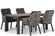 Lifestyle Verona/Valley 180 cm dining tuinset 5-delig - 11731