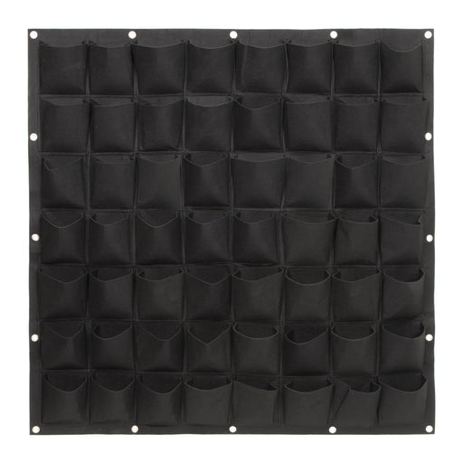QUVIO Verticale tuin met 56 vakjes voor aan de muur - 100 x 100 cm