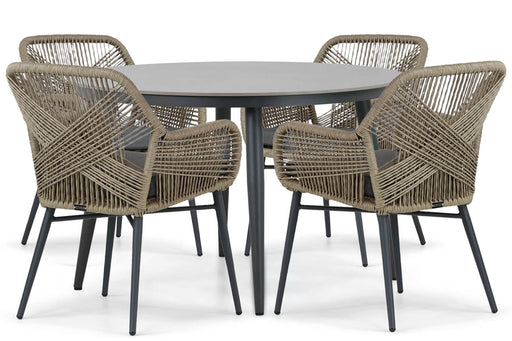 Lifestyle Advance/Vienna 120 cm dining tuinset 5-delig - 21402