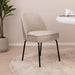 BePureHome Eetkamerstoel Vogue Structure Velvet - Wheatfield