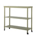 Bloomingville Sidetable Harald Met wieltjes, 102cm - Groen