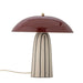 Bloomingville Tafellamp Arvid 32cm hoog - Rood