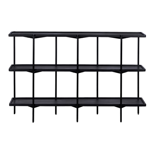 QUVIO Dressoir Luce - FSC® mangohout - 150 cm - Zwart