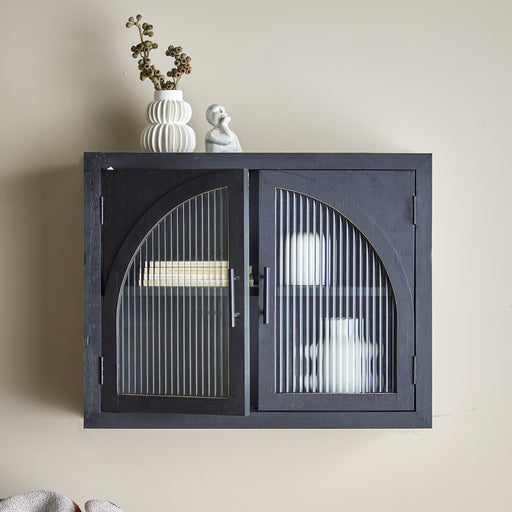 Bloomingville Wandkast Lario 62cm - Zwart