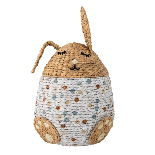 Bloomingville MINI Mand Villja Konijn, 60cm hoog - Meerkleurig - ThatLyfeStyle