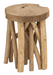 MUST Living Bijzettafel Jungle Teakhout, Ø35 - Naturel - Rond