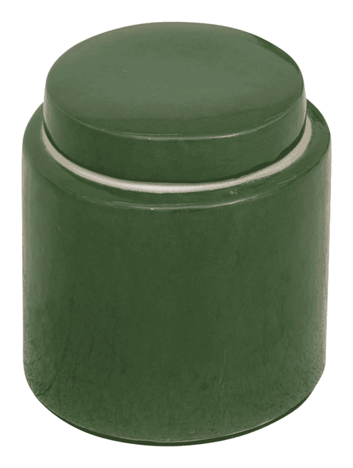 MUST Living Voorraadpot Jar Terracotta, 20cm - Olijfgroen