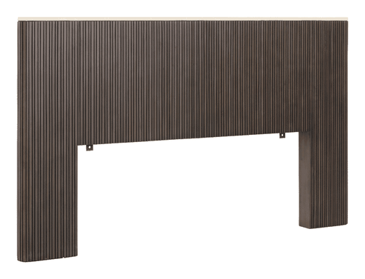 DTP Home Hoofdbord Maroon Mahoniehout en mortex, t.v.b. boxspring 180cm - Donkerbruin