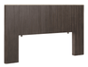 DTP Home Hoofdbord Maroon Mahoniehout en mortex, t.v.b. boxspring 180cm - Donkerbruin