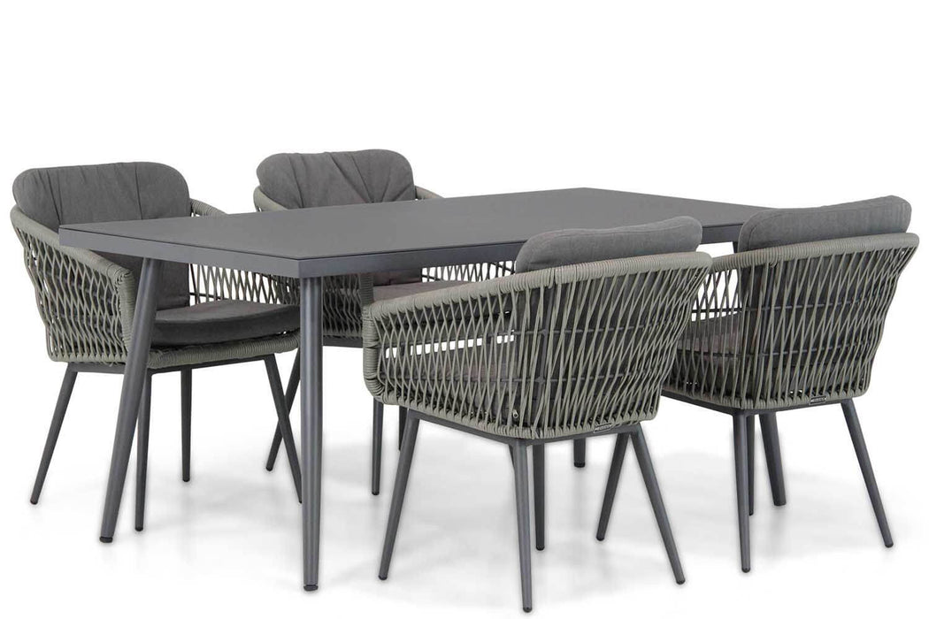 Lifestyle Western/Valencia 170 cm dining tuinset 5-delig - 9970