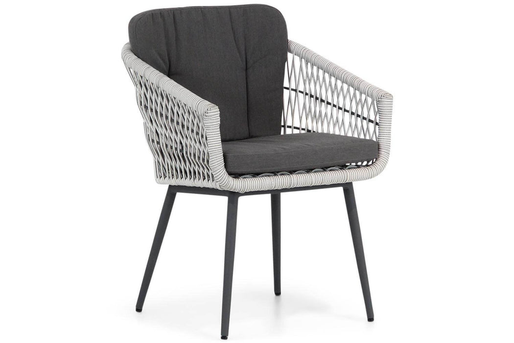 Lifestyle Western dining tuinstoel white wash