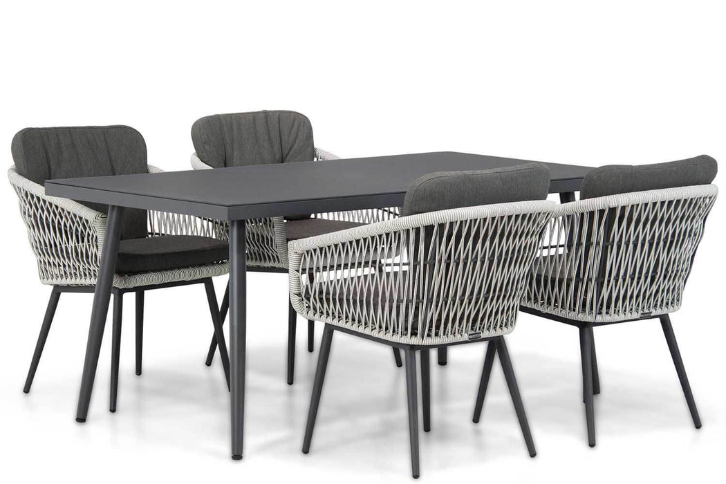 Lifestyle Western/Valencia 170 cm dining tuinset 5-delig - 10041