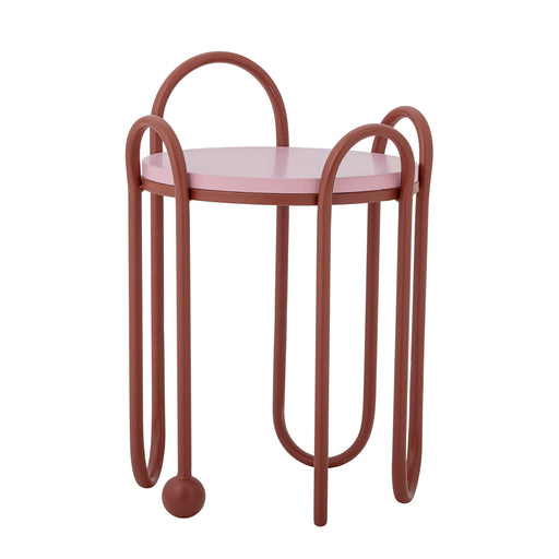 Bloomingville Ronde Bijzettafel Whimsica 30cm - Rood - ThatLyfeStyle