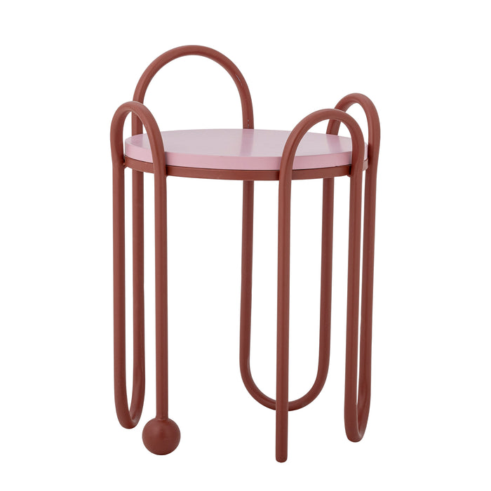 Bloomingville Ronde Bijzettafel Whimsica 30cm - Rood
