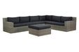 Garden Collections Amico hoek loungeset 5-delig - 6841