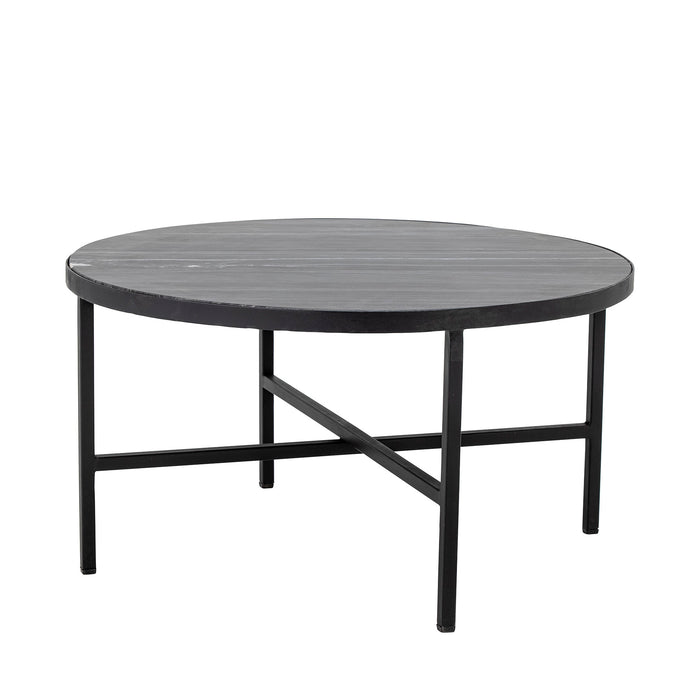 Bloomingville Ronde Salontafel Estelle Marmer 76cm - Grijs