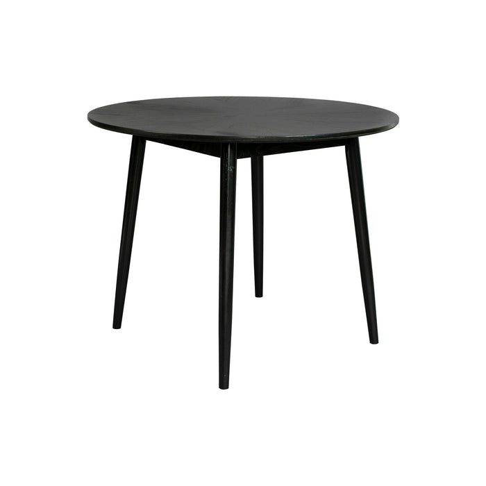 ZILT Ronde Eettafel Memo Eikenhout, 120cm - Zwart