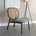 Zuiver Fauteuil Spike Rotan en stof