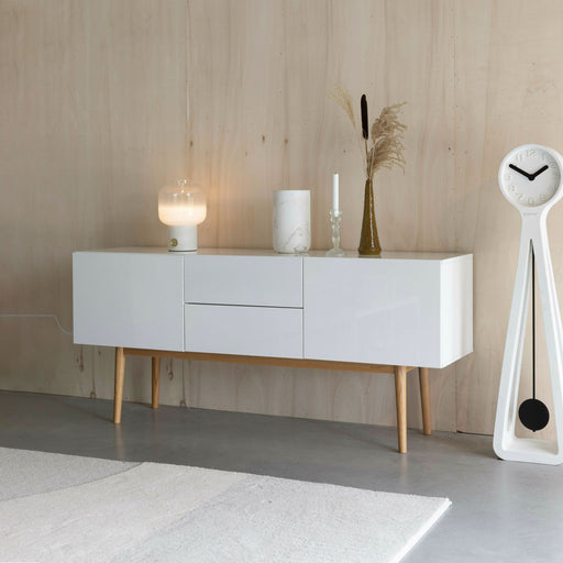 Zuiver Dressoir High on Wood - Glossy White