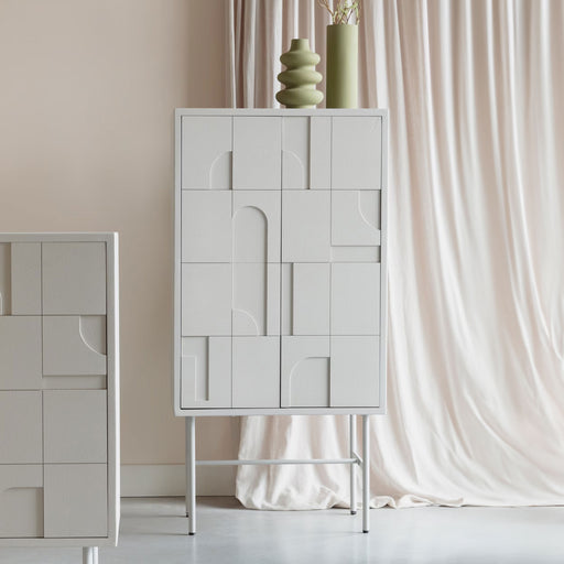 ZILT Opbergkast Hernandez 140 x 70cm - Beige