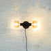 Zuiver Wandlamp Hawk 2-lamps - Zwart