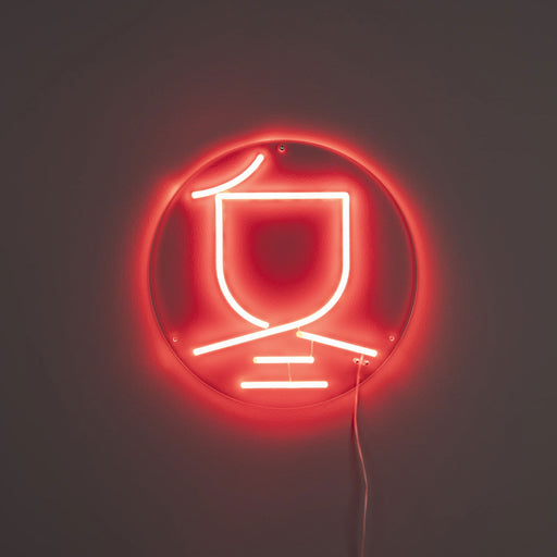Dutchbone Wandlamp Sya Winter Neon - Rood