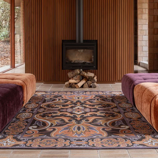 Dutchbone Vloerkleed Bashmira 160 x 230cm - Oranje