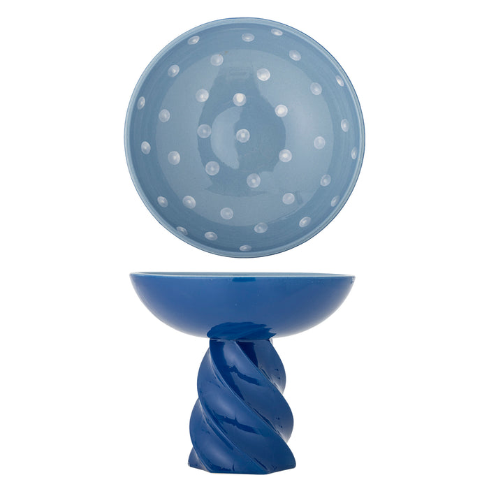 Bloomingville Schaal Riley 25cm - Blauw