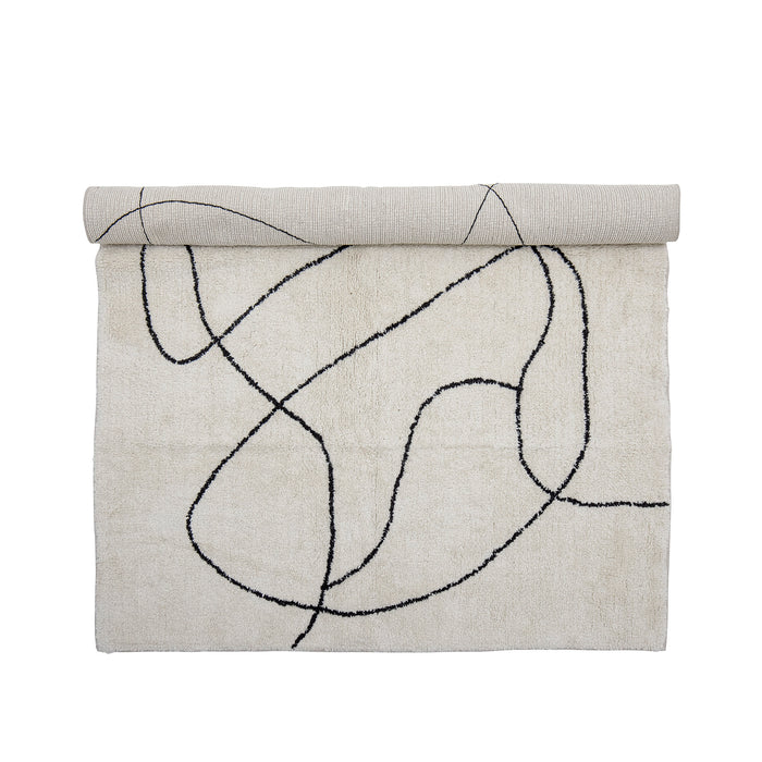 Bloomingville Vloerkleed Viga 120 x 180cm - Wit