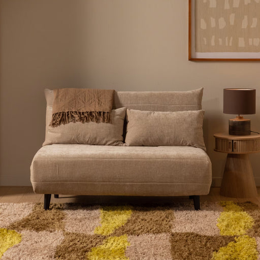 WOOOD Slaapbank Xem Chenille - Naturel - ThatLyfeStyle