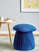 Bloomingville Poef Roberta - Blauw
