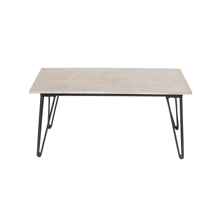 Bloomingville Salontafel Mundo 90 x 60cm - Grijs - Vierkant