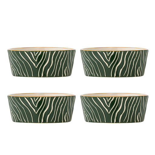 Bloomingville Schaal Woodsby Set van 4 stuks - Meerkleurig