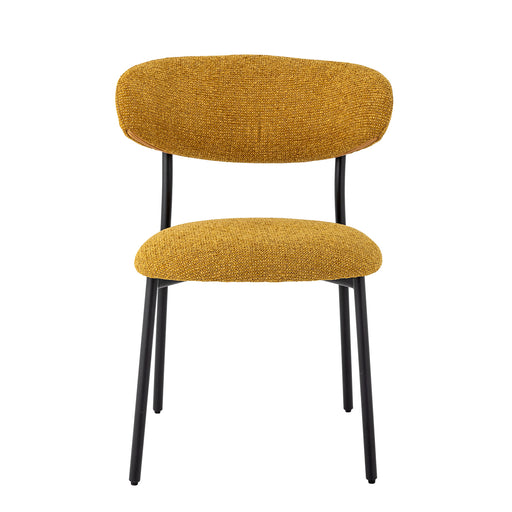 Bloomingville Eetkamerstoel Manal Chenille - Geel - ThatLyfeStyle