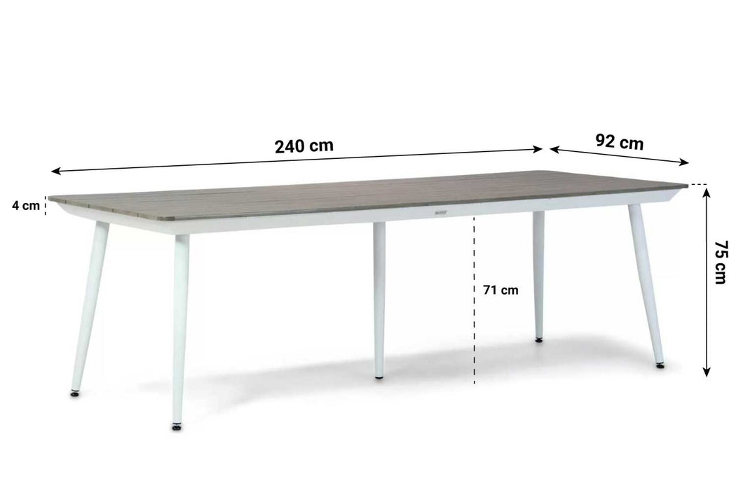 Lifestyle Yala dining tuintafel 240 x 92 cm