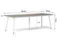 Lifestyle Yala dining tuintafel 240 x 92 cm